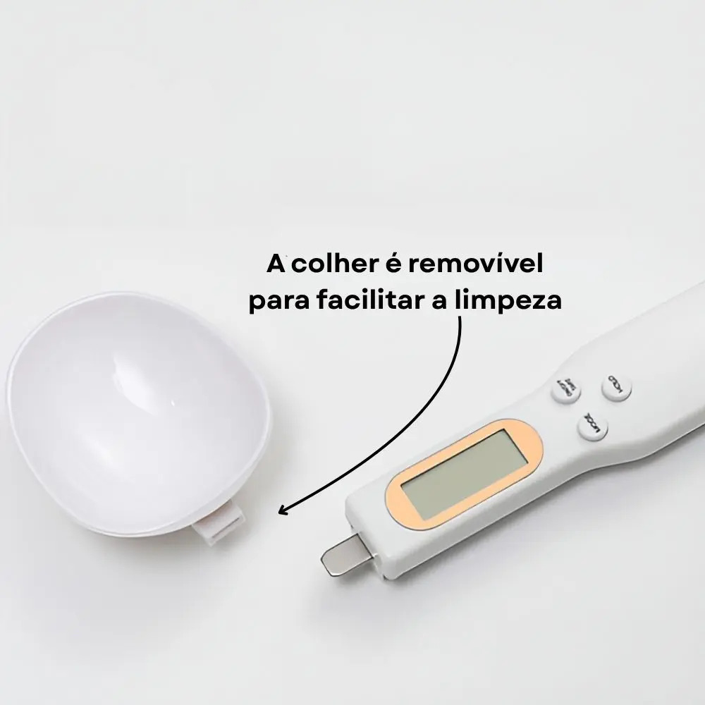Colher Balança Digital Medidora LCD Bivolt Bmax 500g Precisão 0.1g — foto 3
