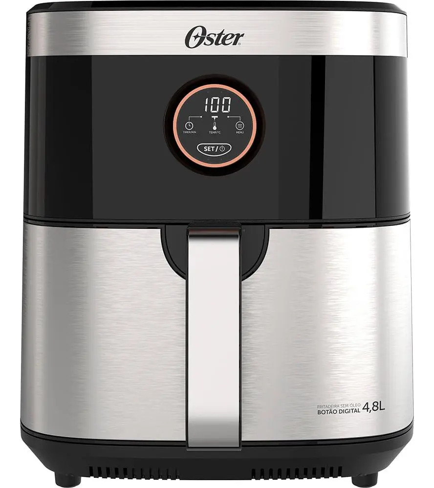 Fritadeira Air Fryer Oster Digital 4,8l Blackinox 1500w 220v — foto 5