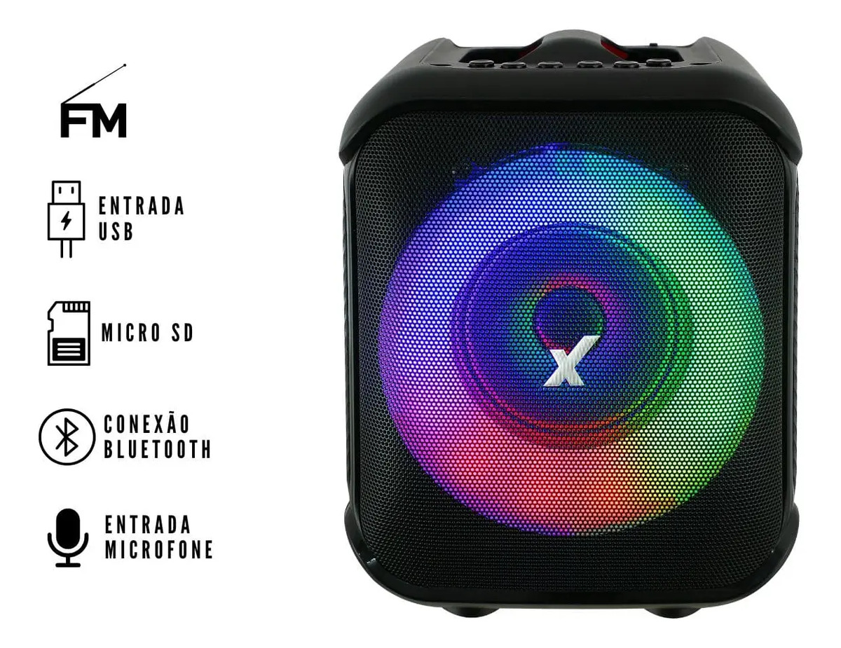Caixa De Som Bluetooth 150w Amvox Aca 150 Pop Fm Tws Bivolt — foto 1
