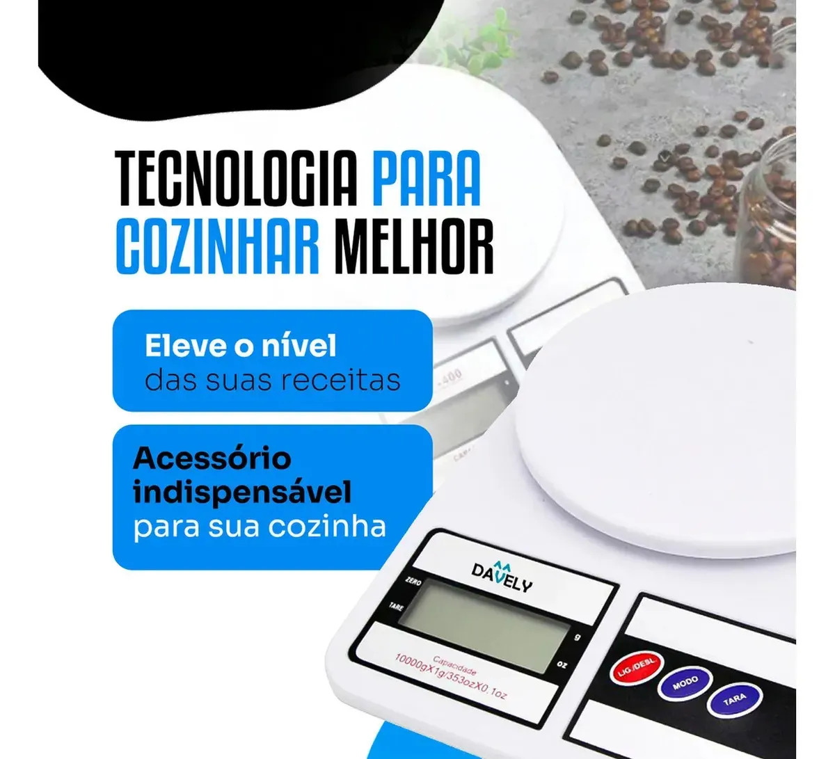 Balança Digital Precisão Cozinha Culinaria 10kg Fitness Diet — foto 4