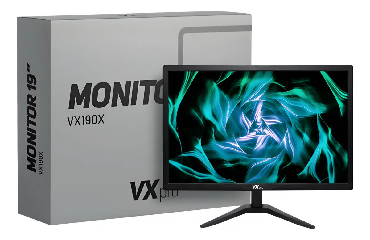 Monitor 19 Pol Led Hd Vxpro Vx190x 60hz 5ms Ips Hdmi Vesa — foto 2