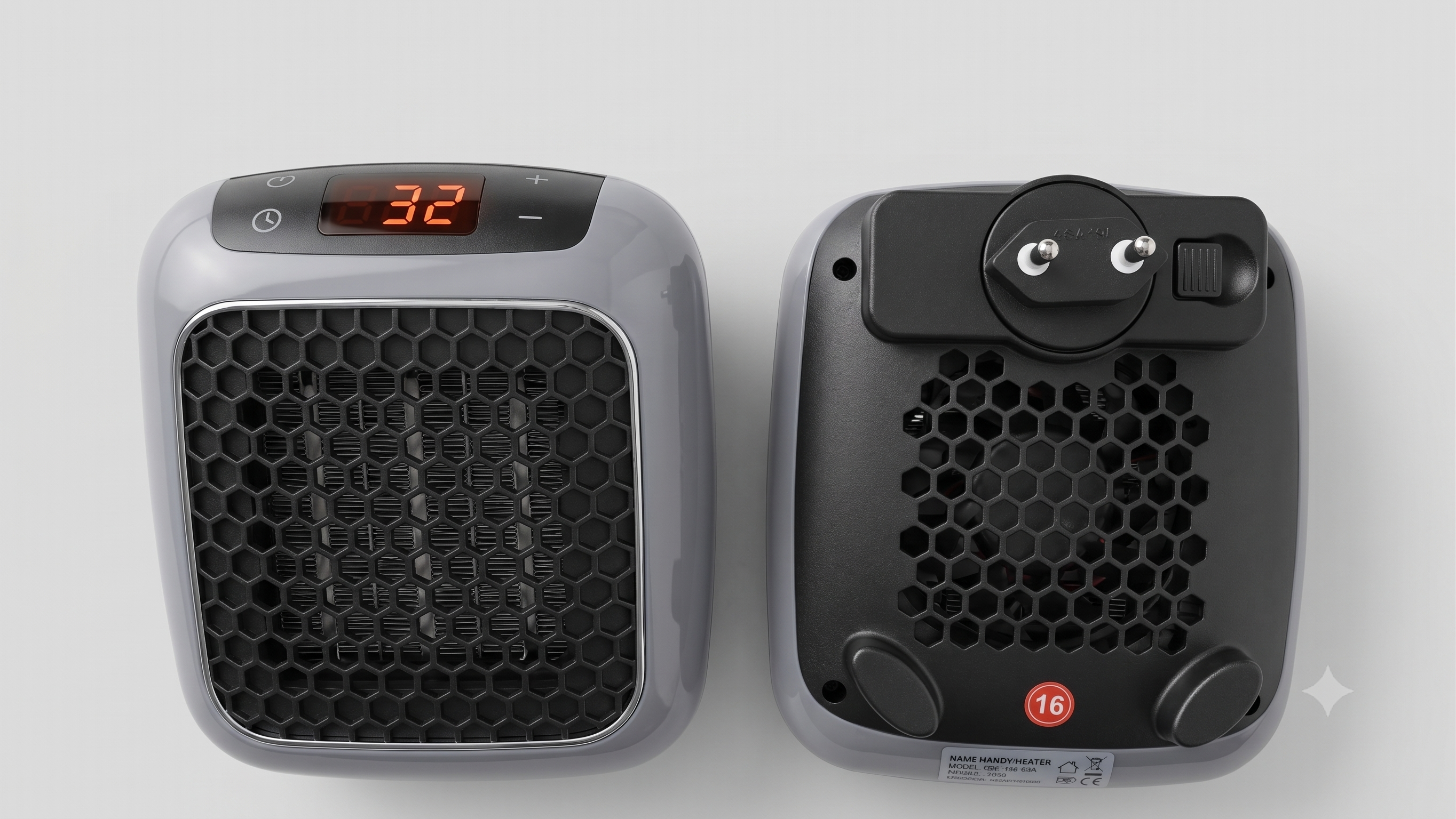 Mini Aquecedor 800W Portátil de Tomada — foto 5