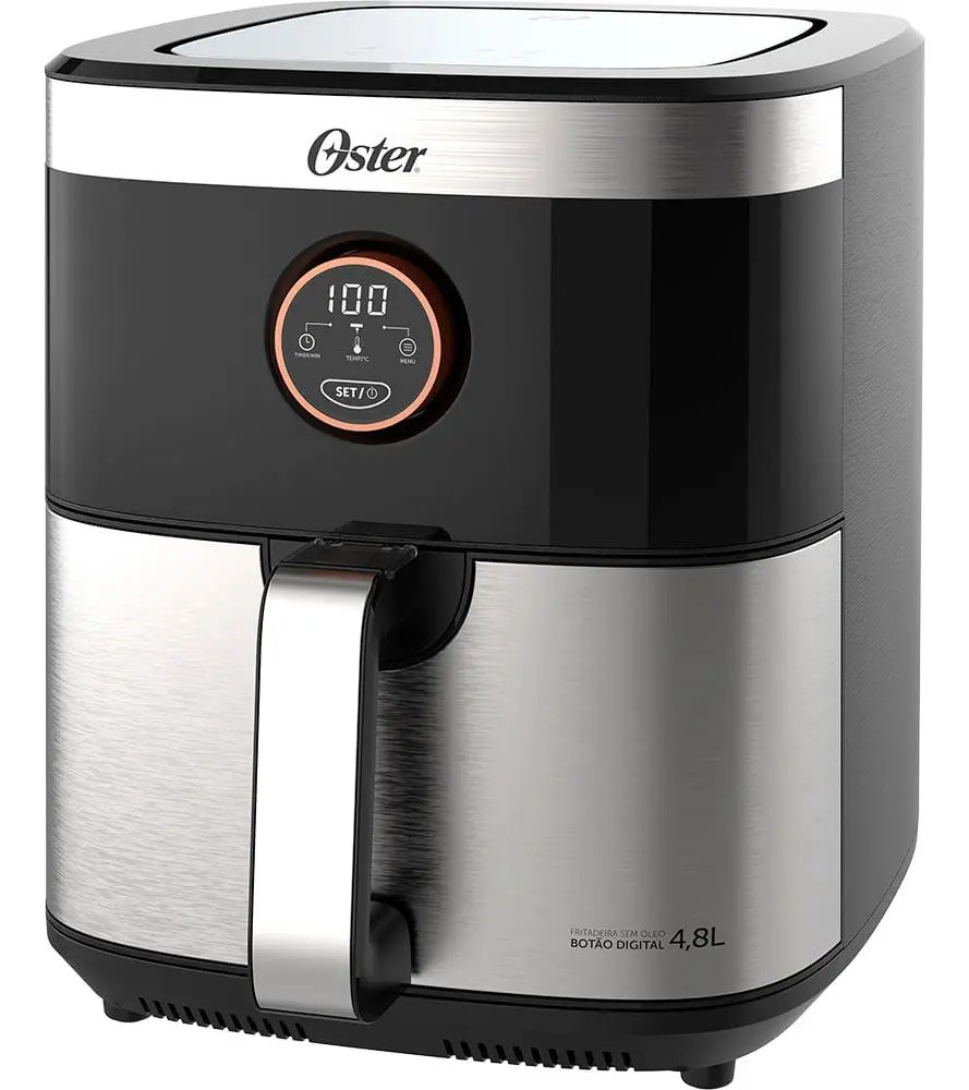 Fritadeira Air Fryer Oster Digital 4,8l Blackinox 1500w 220v — foto 4